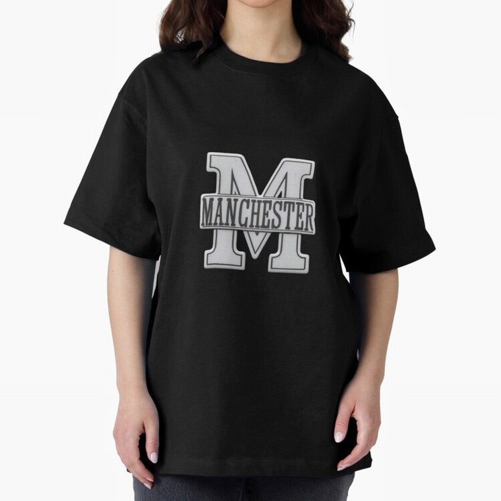 Manchester Oversized T-Shirt Stand with Match Day Hype around FIFA World Cup 2026, Haaland and Mbappe, Brazil, Portugal and Argentina, Tournament Hype, Historic Matchups, Family Viewing Parties and Global Sports Pride; Ideal for Fans Who Follow