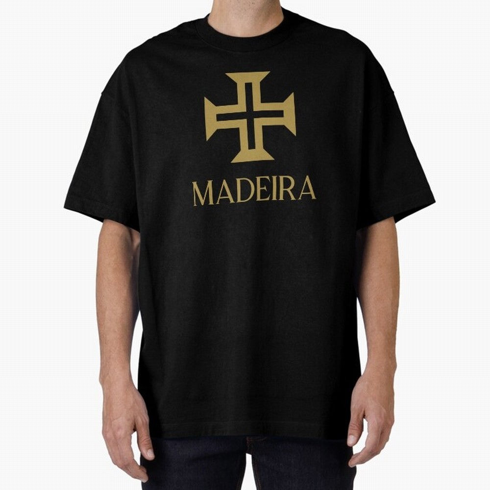 Madeira gold b Oversized T-Shirt Bring International Match Energy to Match Day Hype around FIFA World Cup 2026 USA Canada Mexico, Mbappe, France and Portugal, Fan Favorite Moments, National Team Passion, Big Match Drama and Soccer History; Ideal