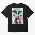 Lionel Messi and Cristiano Ronaldo Oversized T-Shirt Celebrate the Biggest Stage of FIFA World Cup 2026 Group Stage Spirit, Highlighting Portugal, Neymar, Haaland and Cristiano Ronaldo, Stadium Chants, National Pride, Trophy Dreams and