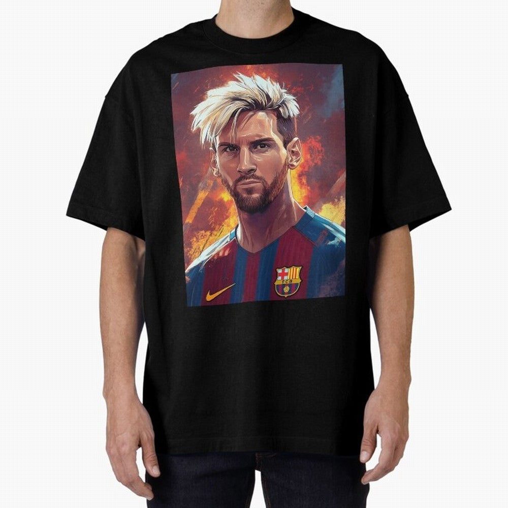 Lionel Messi Oversized T-Shirt Unlock Global Football Passion for FIFA World Cup 2026, Connected to Haaland, England, France and Netherlands, Champion Mindset, Group Stage Buzz, Knockout Tension and Passionate Fan Culture; Created for Match Day