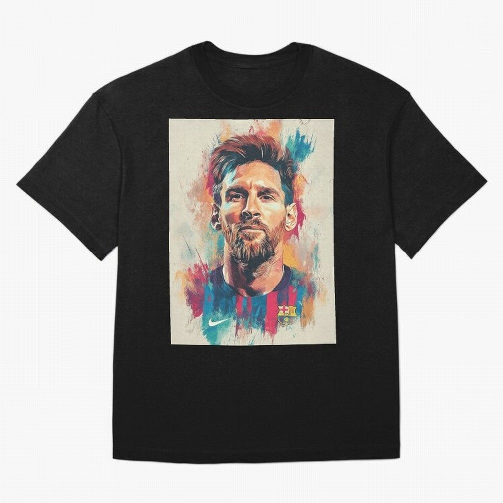 Lionel Messi Oversized T-Shirt Upgrade FIFA World Cup 2026 Group Stage for Fans of Messi and Cristiano Ronaldo and France and Portugal, Bringing Match Day Excitement, Supporter Culture, Golden Goals and Global Football Passion; Ideal for Football