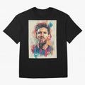 Lionel Messi Oversized T-Shirt Upgrade FIFA World Cup 2026 Group Stage for Fans of Messi and Cristiano Ronaldo and France and Portugal, Bringing Match Day Excitement, Supporter Culture, Golden Goals and Global Football Passion; Ideal for Football