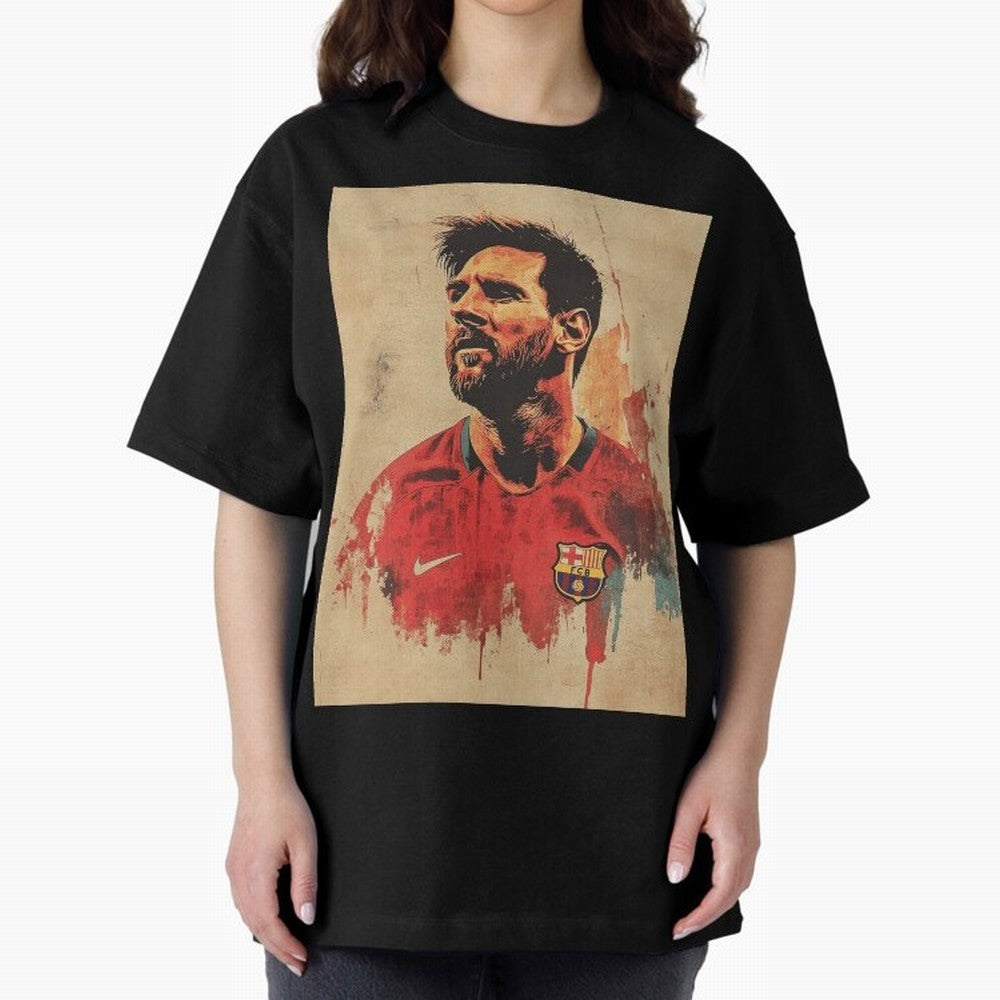 Lionel Messi Oversized T-Shirt Share Global Football Passion for FIFA World Cup 2026 USA Canada Mexico, Featuring Neymar, Netherlands, Football History, Final Match Energy, Crowd Noise and Once in a Lifetime Moments; Perfect for People Who Love