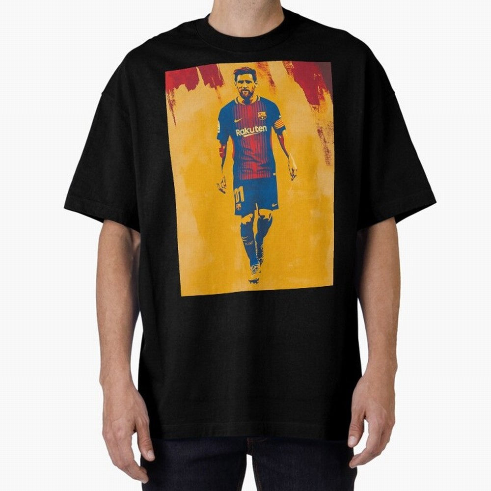 Lionel Messi Oversized T-Shirt Join Supporters Worldwide for FIFA World Cup 2026 USA Canada Mexico for Fans of Messi and Brazil, Portugal and Argentina, Bringing Classic Soccer Heritage, Championship Pressure, Fan Loyalty and International Pride;