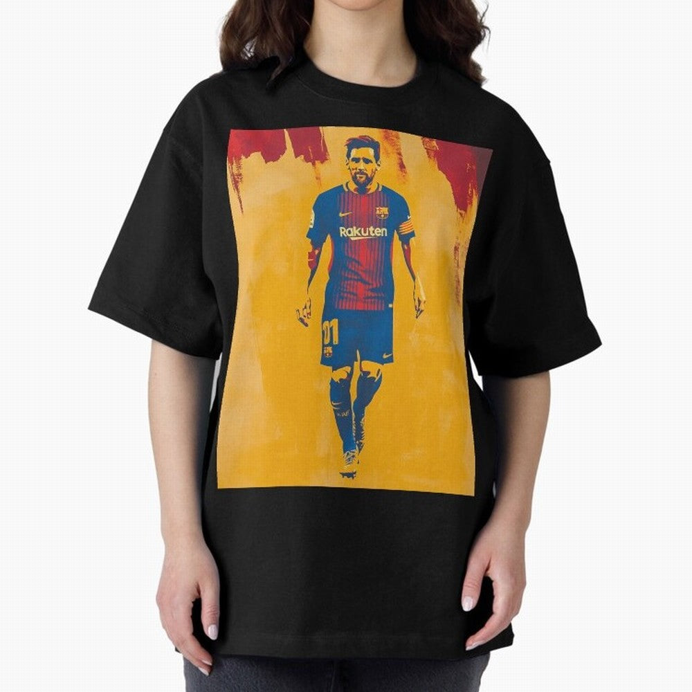 Lionel Messi Oversized T-Shirt Join Supporters Worldwide for FIFA World Cup 2026 USA Canada Mexico for Fans of Messi and Brazil, Portugal and Argentina, Bringing Classic Soccer Heritage, Championship Pressure, Fan Loyalty and International Pride;