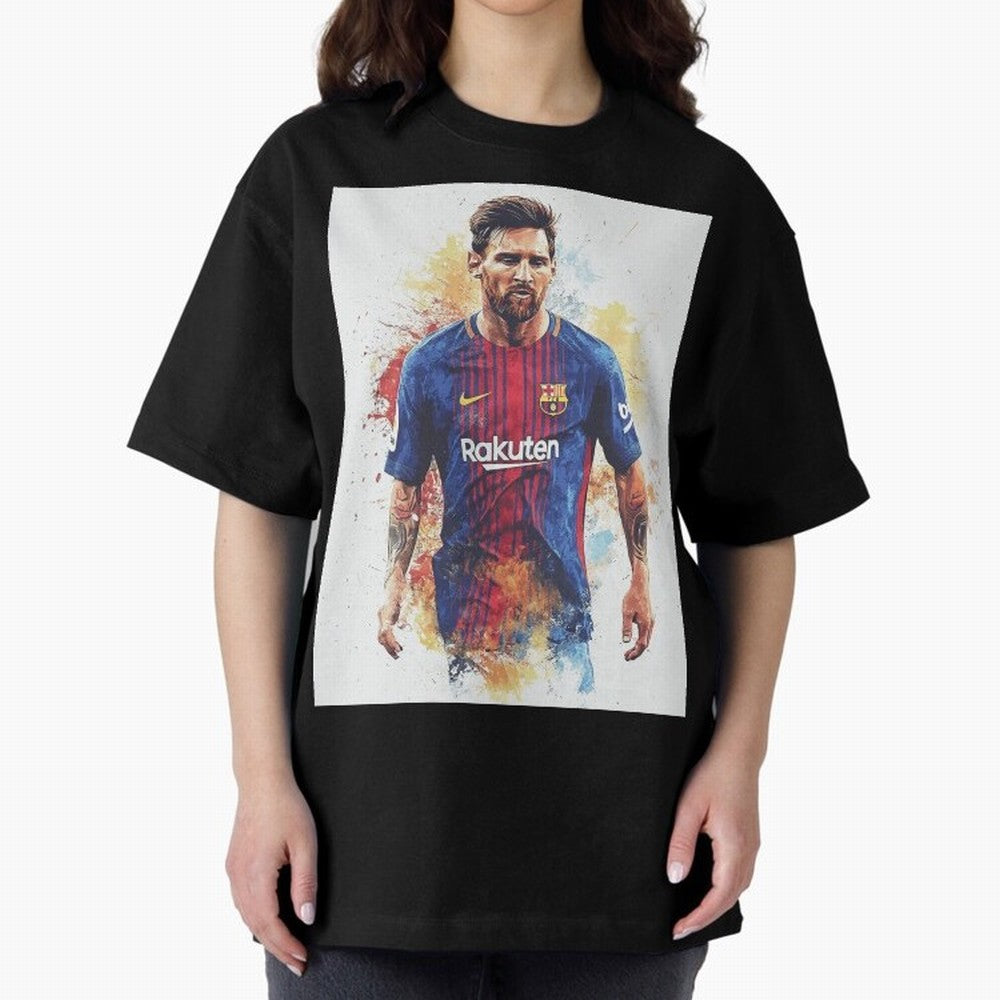 Lionel Messi Oversized T-Shirt Make Memories around Global Football Passion for FIFA World Cup 2026 Group Stage, Celebrating Messi, CR7 and Mbappe, Spain and Netherlands, Football Passion, Legendary Performances, Festival Vibes and Supporter