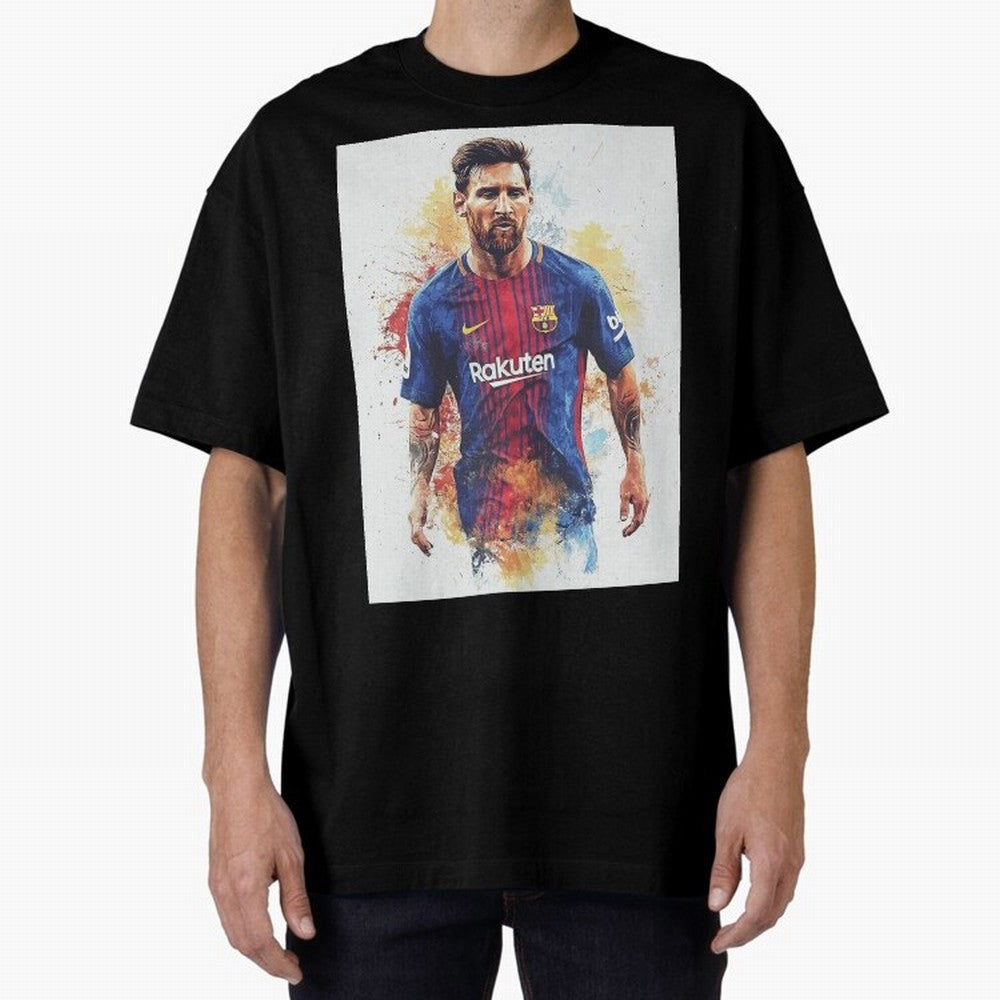 Lionel Messi Oversized T-Shirt Make Memories around Global Football Passion for FIFA World Cup 2026 Group Stage, Celebrating Messi, CR7 and Mbappe, Spain and Netherlands, Football Passion, Legendary Performances, Festival Vibes and Supporter