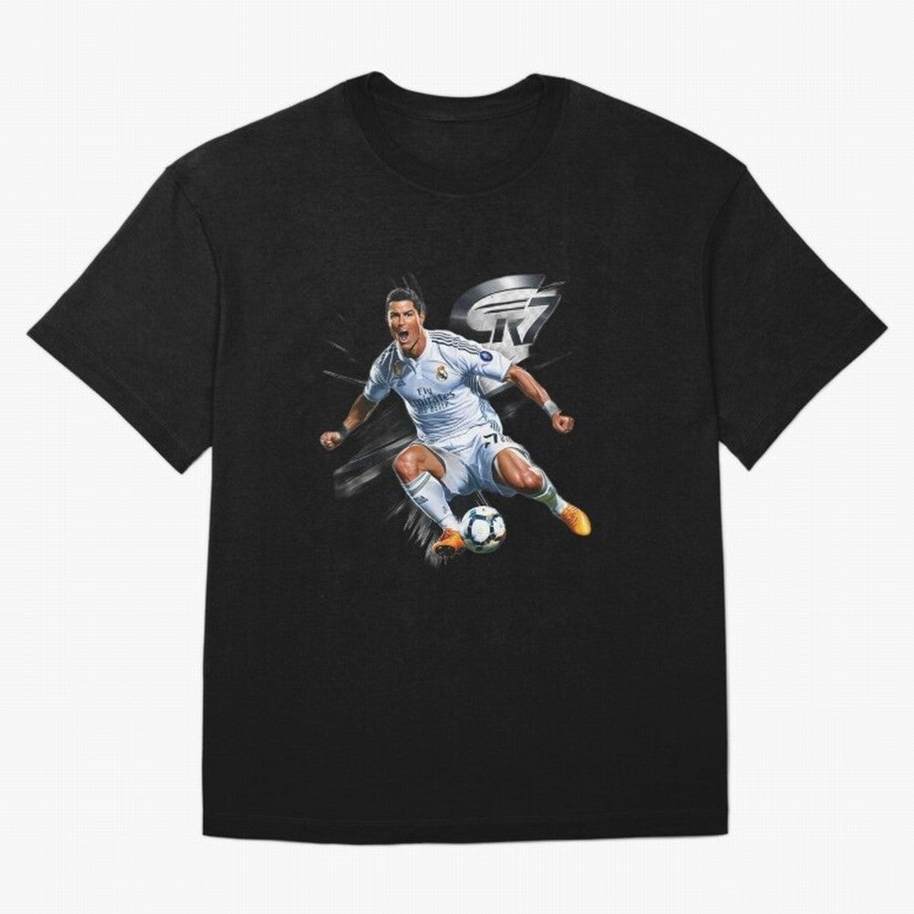 CR7 Ronaldo Legacy GOAT Soccer Fan T-Shirt ¨C Ultimate Football Icon Oversized T-Shirt Celebrate National Team Dreams in the FIFA World Cup 2026 Group Stage Journey through CR7 and Messi Highlights, England and Germany Pride, Champion Mindset,