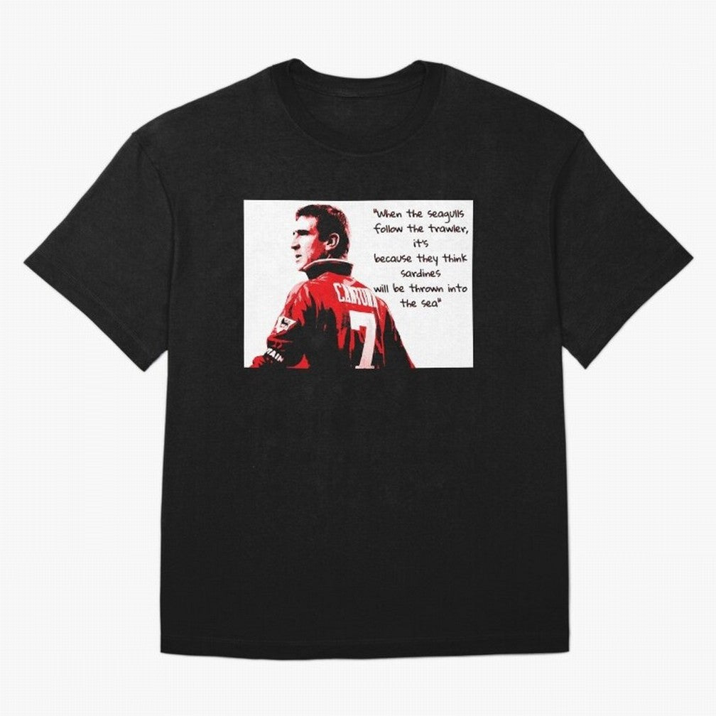 Eric Cantona - When the seagulls follow the trawler Oversized T-Shirt Make Game Day About the FIFA World Cup 2026 Journey through Neymar, Haaland and Cristiano Ronaldo Highlights, Portugal, Spain and Germany Pride, Goal Celebration Energy,