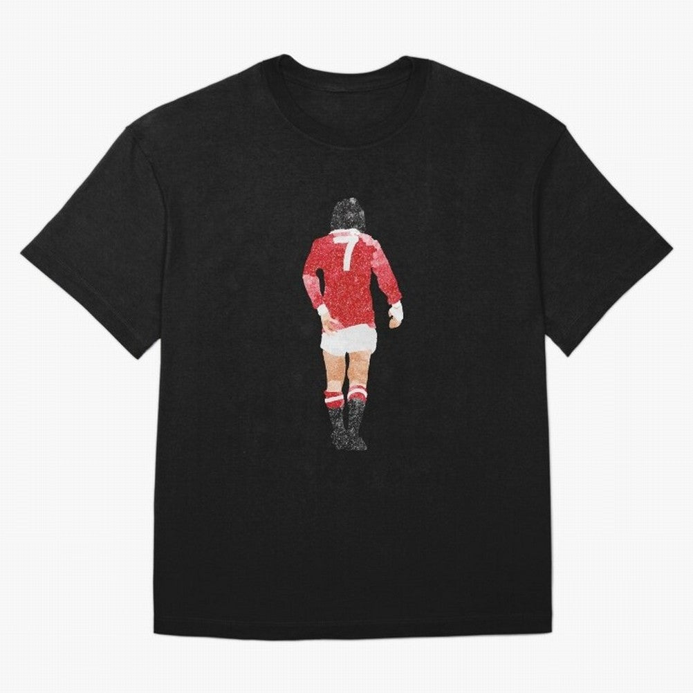 George Best watercolour Manchester United Football Northern Ireland Legend number 7 Man United Red D Oversized T-Shirt Celebrate Soccer Greatness during FIFA World Cup 2026 for Fans of Cristiano Ronaldo and England and Germany, Bringing Football