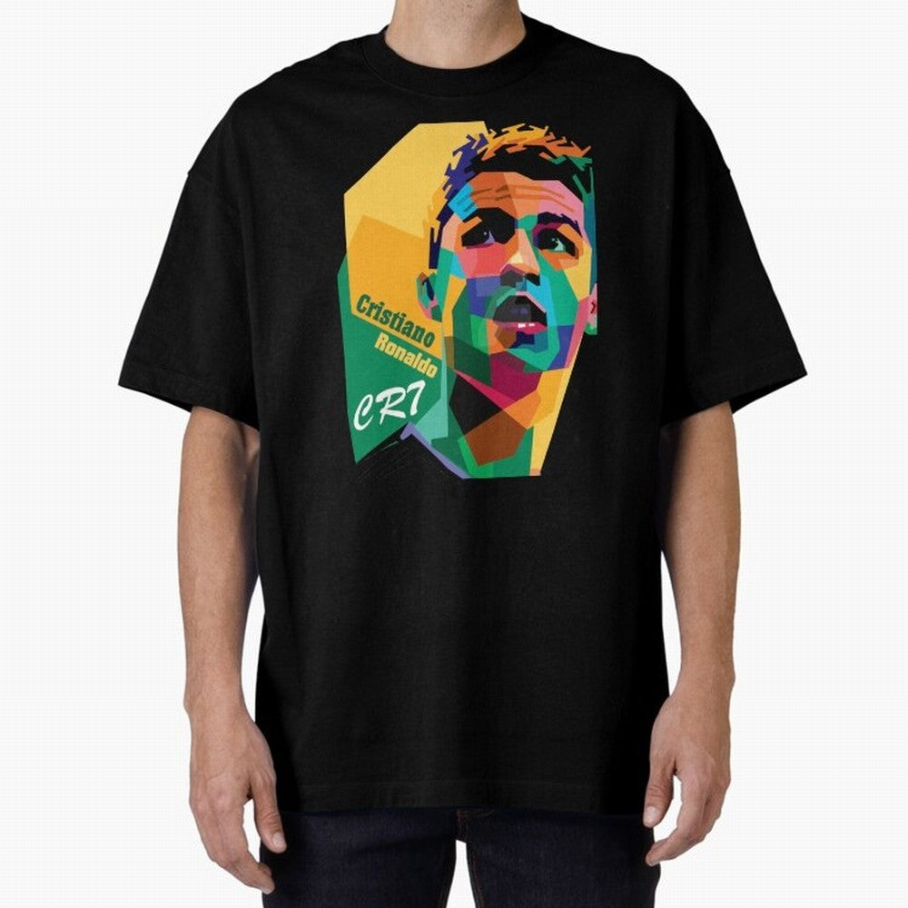cristiano ronaldo Oversized T-Shirt Show Championship Spirit for FIFA World Cup 2026 USA Canada Mexico for Fans of Neymar and Brazil, Portugal and Argentina, Bringing Global Supporter Spirit, Legendary Goals, National Colors and Tournament