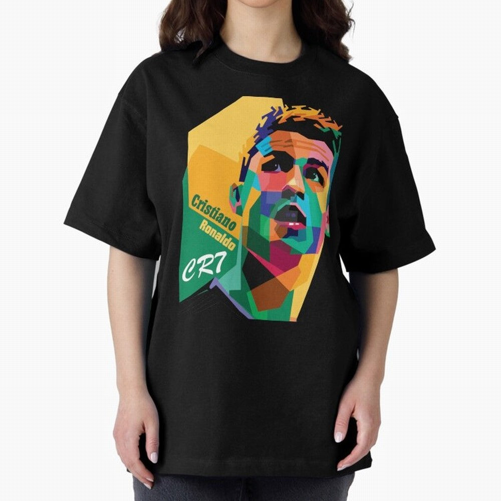 cristiano ronaldo Oversized T-Shirt Show Championship Spirit for FIFA World Cup 2026 USA Canada Mexico for Fans of Neymar and Brazil, Portugal and Argentina, Bringing Global Supporter Spirit, Legendary Goals, National Colors and Tournament