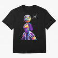 Ronaldinho Wpap Pop Art Oversized T-Shirt Relive Global Football Passion for FIFA World Cup 2026, Capturing Cristiano Ronaldo, Spain and Netherlands, Retro Football Energy, Iconic Rivalries, Trophy Chase Drama and Stadium Atmosphere; Built for