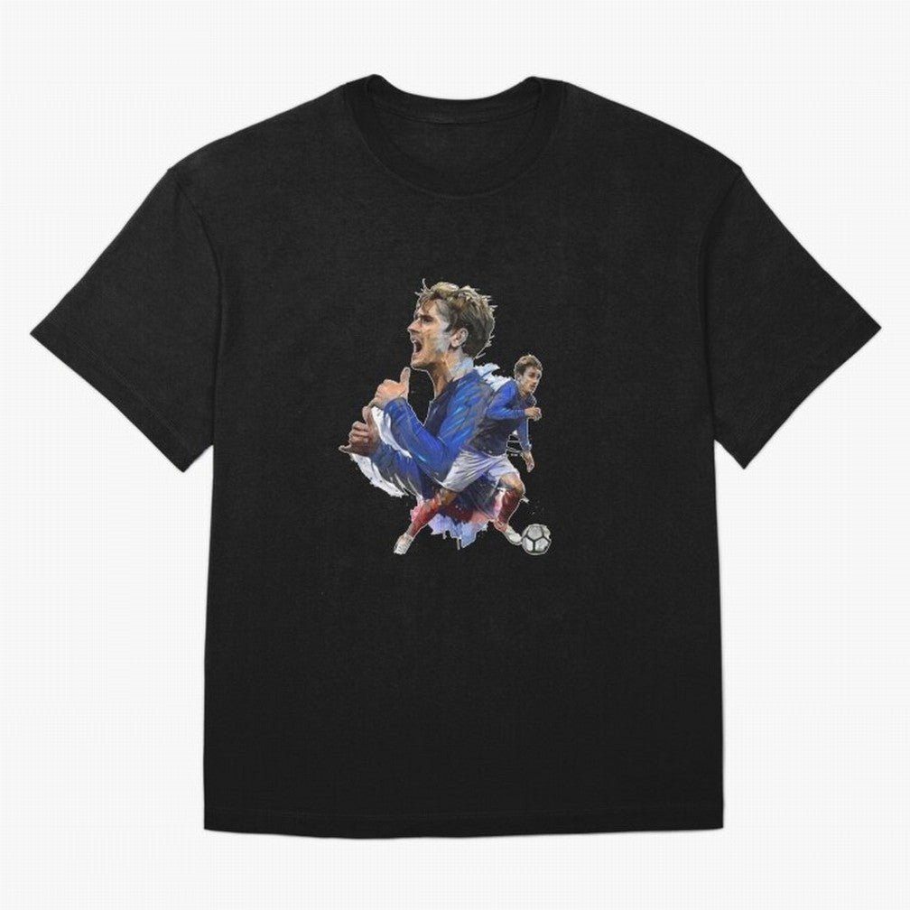 Griezmann Oversized T-Shirt Fuel Your Fan Pride for Global Football Passion for FIFA World Cup 2026 Group Stage, Featuring Haaland, Portugal, Champion Mindset, Group Stage Buzz, Knockout Tension and Passionate Fan Culture; Made for Die Hard