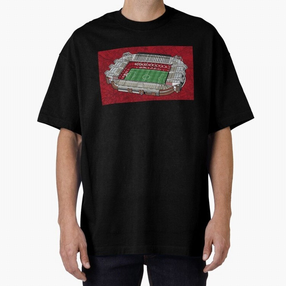 Old Trafford Manchester United Oversized T-Shirt Make the Season About FIFA World Cup 2026 Group Stage for Fans of CR7 and Messi and Spain and Netherlands, Bringing Sports Nostalgia, International Competition, Famous Players and Unforgettable