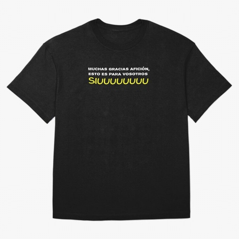 Muchas gracias afici¨®n, esto es para vosotros Siuuu Oversized T-Shirt Follow the Final Road of the FIFA World Cup 2026 Group Stage Journey through Mbappe and Neymar Highlights, England Pride, Classic Soccer Heritage, Championship Pressure, Fan