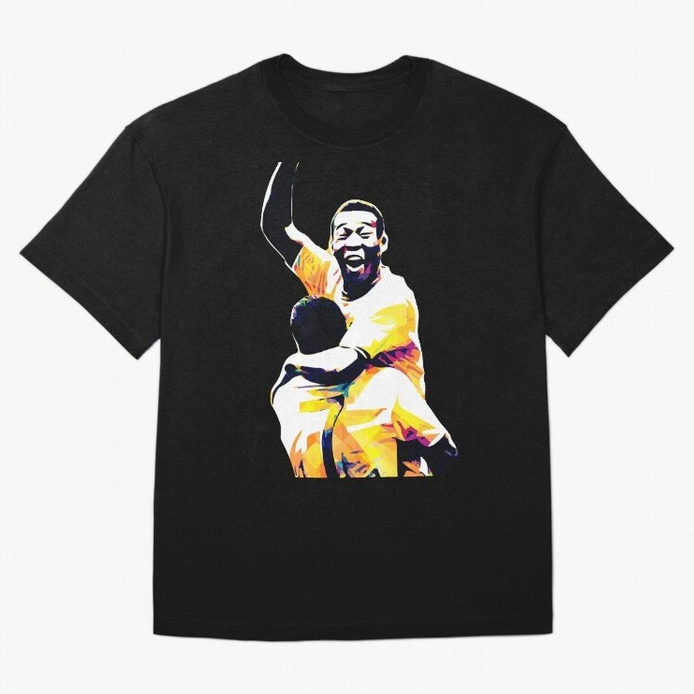 Pele Pop Art Oversized T-Shirt Feel International Energy from FIFA World Cup 2026 Spirit, Filled with Germany, Neymar, Fan Favorite Moments, National Team Passion, Big Match Drama and Soccer History; Perfect for Supporters Who Want Bold Football