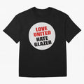 Love United Hate Glazer Oversized T-Shirt Fuel the Hype around FIFA World Cup 2026 Connected to Neymar, Argentina and Brazil Energy, Tournament Hype, Historic Matchups, Family Viewing Parties and Global Sports Pride; Made for Die Hard Supporters,