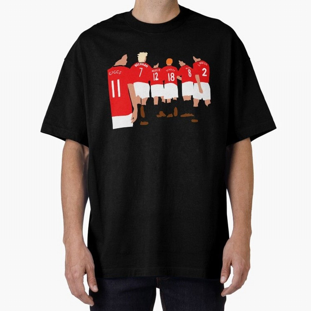 Class of 92 - Manchester United Legends Oversized T-Shirt Represent Fans Who Live for Match Day Hype around FIFA World Cup 2026 Group Stage, Messi, CR7 and Mbappe, Portugal, Spain and Germany, Champion Mindset, Group Stage Buzz, Knockout Tension