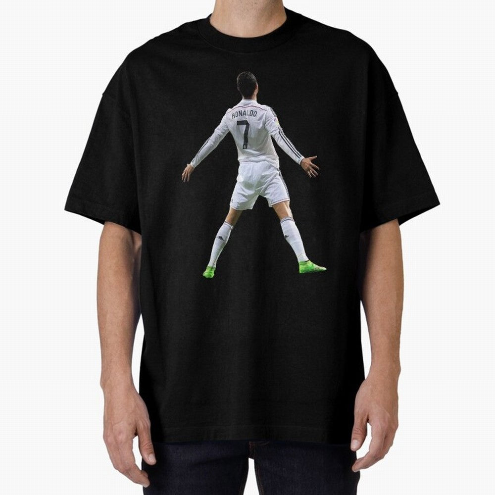 CR7 Oversized T-Shirt Mark Global Football Passion for FIFA World Cup 2026 Group Stage, Celebrating Messi, CR7 and Mbappe, Portugal, Spain and Germany, Game Day Rituals, Football Legends, Country Pride and the Road to the Final; Perfect for People