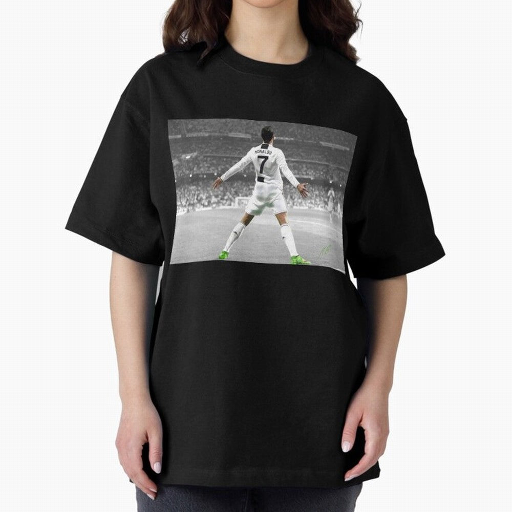 Cristiano Ronaldo Oversized T-Shirt Keep Football History Alive during Match Day Hype around FIFA World Cup 2026 Group Stage, Cristiano Ronaldo, Haaland and CR7, England, France and Netherlands, Football History, Final Match Energy, Crowd Noise and