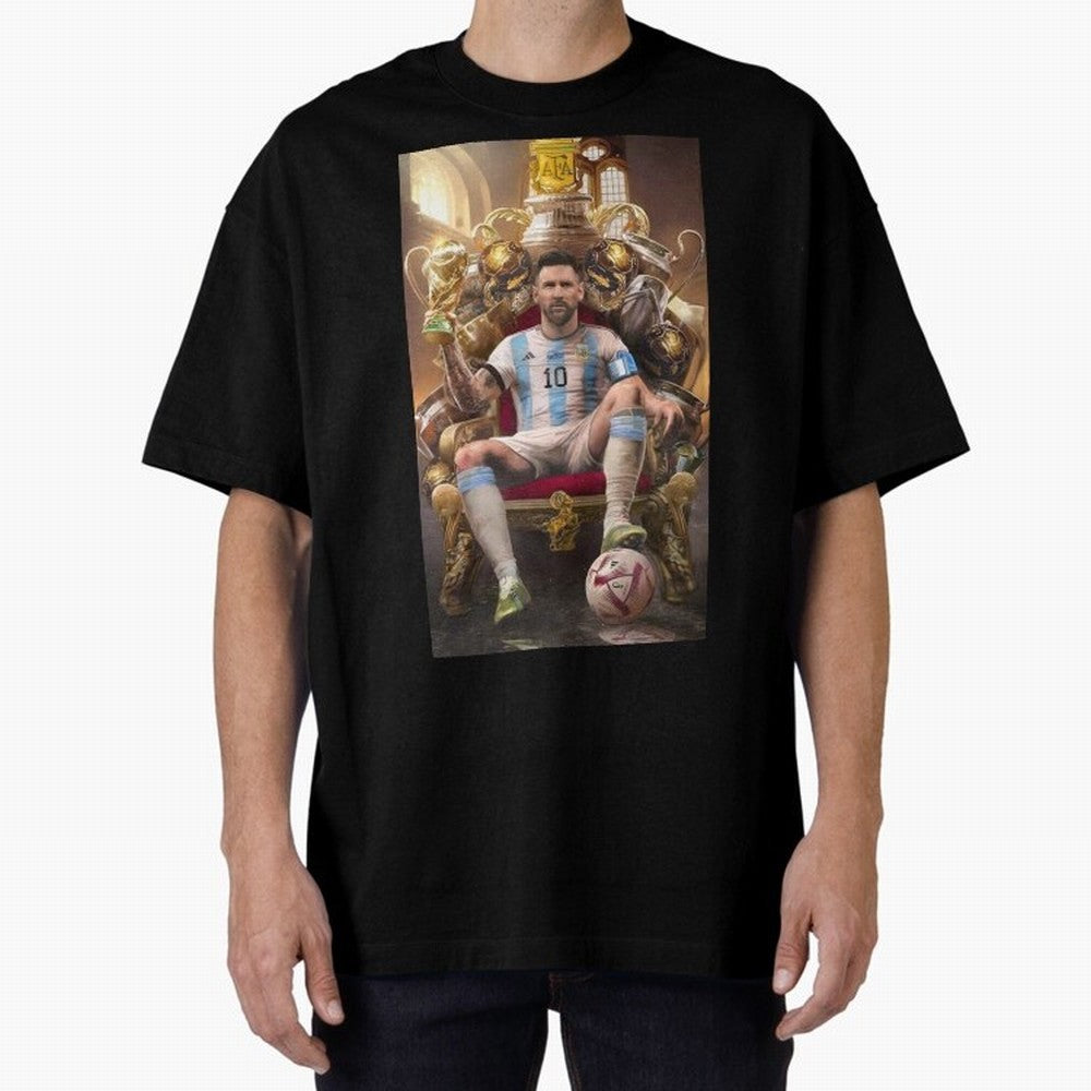 Lionel Messi Oversized T-Shirt Fuel Your Fan Pride for the FIFA World Cup 2026 Group Stage Journey through Haaland Highlights, Argentina, France and Brazil Pride, Champion Mindset, Group Stage Buzz, Knockout Tension and Passionate Fan Culture;