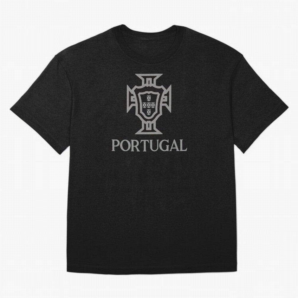 Portugal Grey 2 Oversized T-Shirt Carry the Colors and Pride of Match Day Hype around FIFA World Cup 2026, Messi, CR7 and Mbappe, France, Stadium Memories, Football Loyalty, International Chants and Championship Tradition; Great for Supporters Who