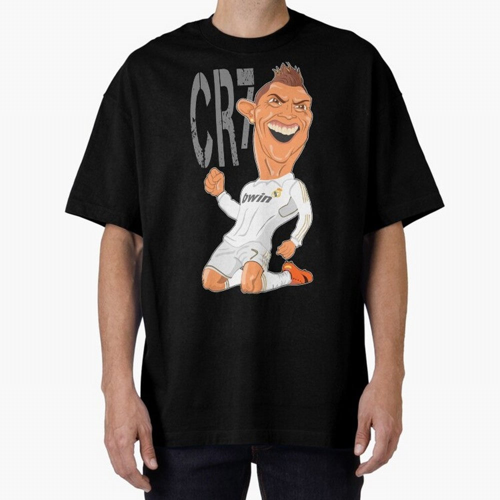 RONALDO Oversized T-Shirt Relive the Noise and Pride of FIFA World Cup 2026 USA Canada Mexico Spirit, with England, France and Netherlands, Messi and Cristiano Ronaldo, Football Passion, Legendary Performances, Festival Vibes and Supporter