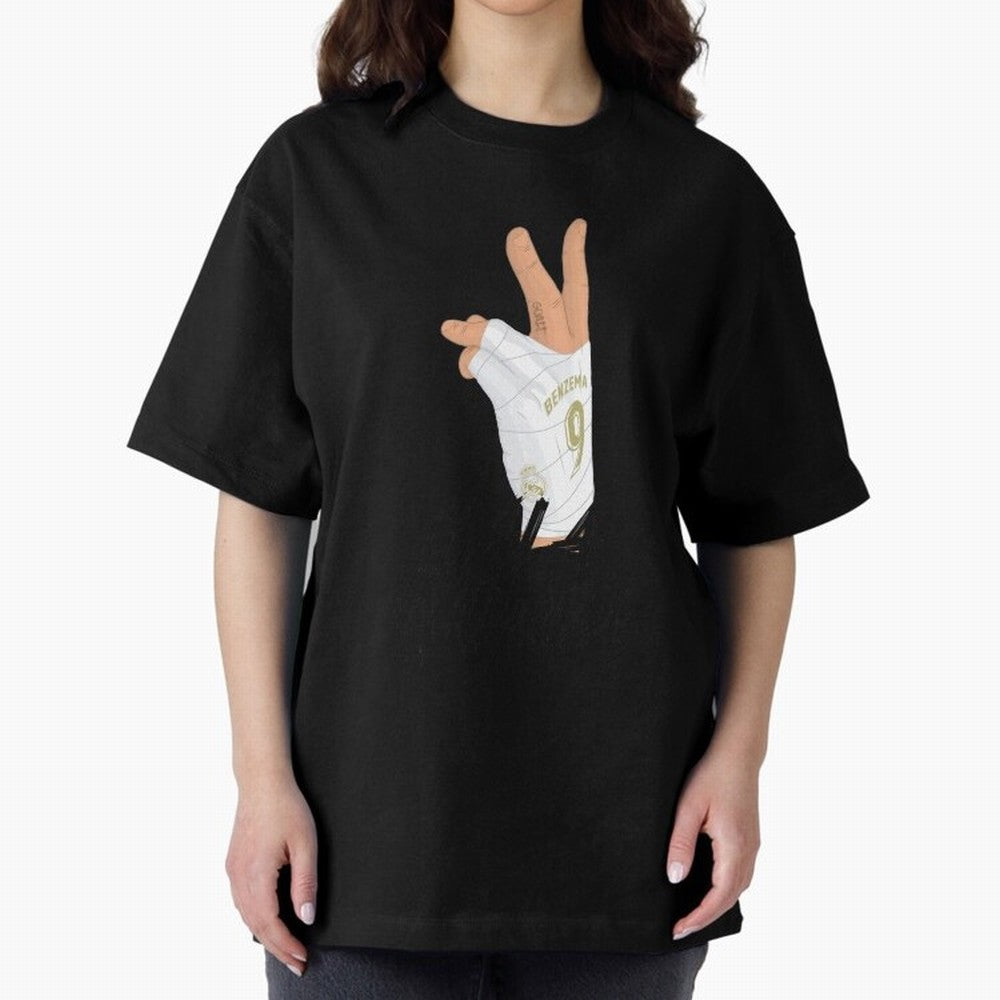 Hala Madrid No 9, Los BLancos Oversized T-Shirt Feel the Trophy Chase of FIFA World Cup 2026 USA Canada Mexico Inspired by CR7, Germany Energy, Retro Football Energy, Iconic Rivalries, Trophy Chase Drama and Stadium Atmosphere; Made for Collectors