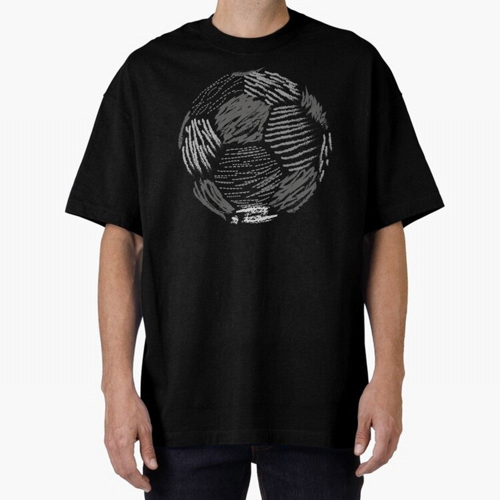 Soccer ball Oversized T-Shirt Celebrate Football Dreams Across Global Football Passion for FIFA World Cup 2026 Group Stage, Driven by Messi, Neymar and Mbappe, Brazil, Portugal and Argentina, Goal Celebration Energy, Supporter Heritage, Football