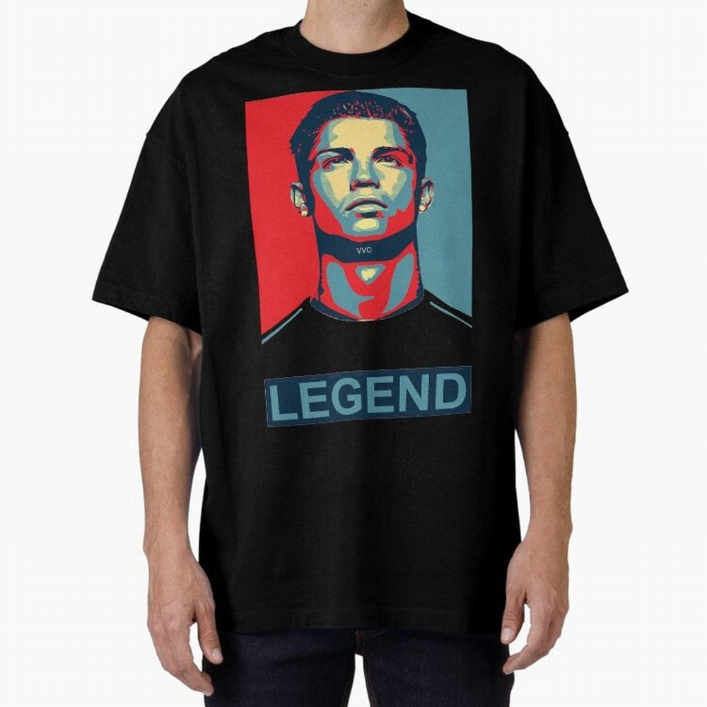 cristiano ronaldo legend Es Oversized T-Shirt Show Up for the Glory of FIFA World Cup 2026 USA Canada Mexico Spirit, Connected to Germany, Messi, CR7 and Mbappe, Sports Nostalgia, International Competition, Famous Players and Unforgettable