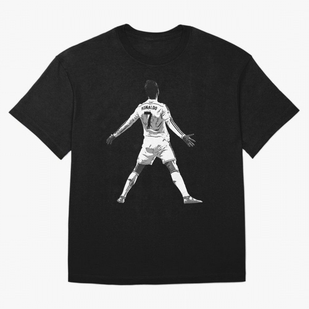 CR7 Cristiano Ronaldo Artwork - Pop Art Style Oversized T-Shirt Relive Legendary Nights from the FIFA World Cup 2026 Group Stage Journey through Haaland Highlights, Germany Pride, Match Day Excitement, Supporter Culture, Golden Goals and Global