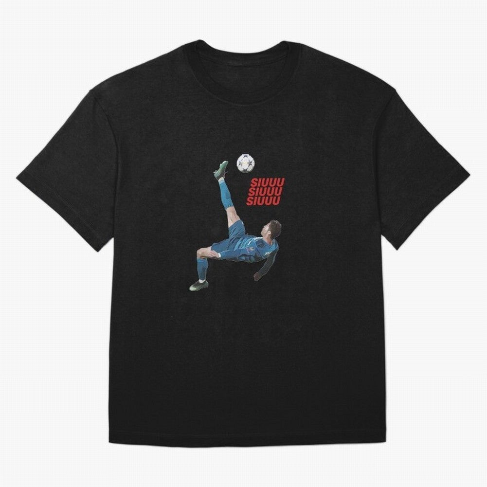 SIUUU #33 Oversized T-Shirt Share Global Football Passion for FIFA World Cup 2026 USA Canada Mexico, Driven by Messi, Neymar and Mbappe, Spain and Netherlands, Soccer Culture, Superstar Moments, National Team Dreams and Competitive Fire; Great for