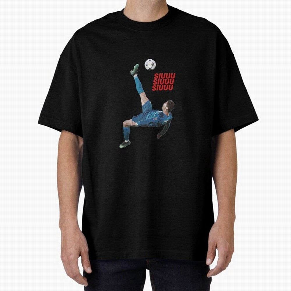 SIUUU #33 Oversized T-Shirt Share Global Football Passion for FIFA World Cup 2026 USA Canada Mexico, Driven by Messi, Neymar and Mbappe, Spain and Netherlands, Soccer Culture, Superstar Moments, National Team Dreams and Competitive Fire; Great for