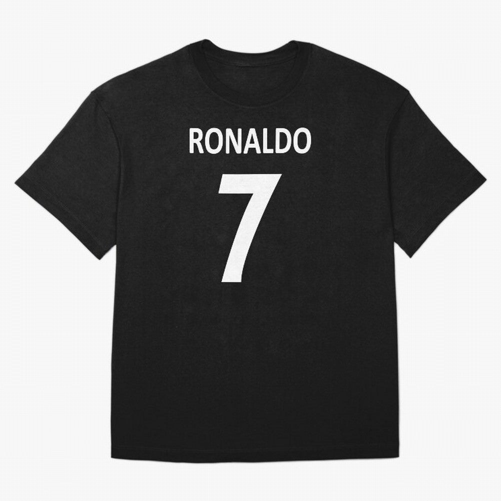 RONALDO NO.7 Oversized T-Shirt Show Fan Pride Across Match Day Hype around FIFA World Cup 2026 Group Stage, Haaland, Netherlands, Supporter Pride, Iconic Celebrations, Legendary Names and Global Match Day Energy; Great for Supporters Who Love