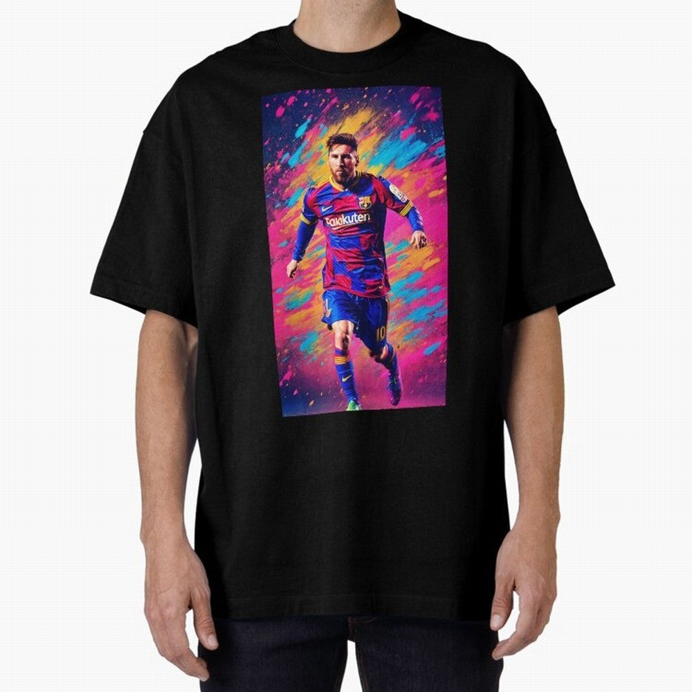 Lionel Messi Oversized T-Shirt Celebrate Global Passion for Match Day Hype around FIFA World Cup 2026 Group Stage, Mbappe, Netherlands, Stadium Chants, National Pride, Trophy Dreams and Unforgettable Football Memories; Made for Collectors Who Enjoy