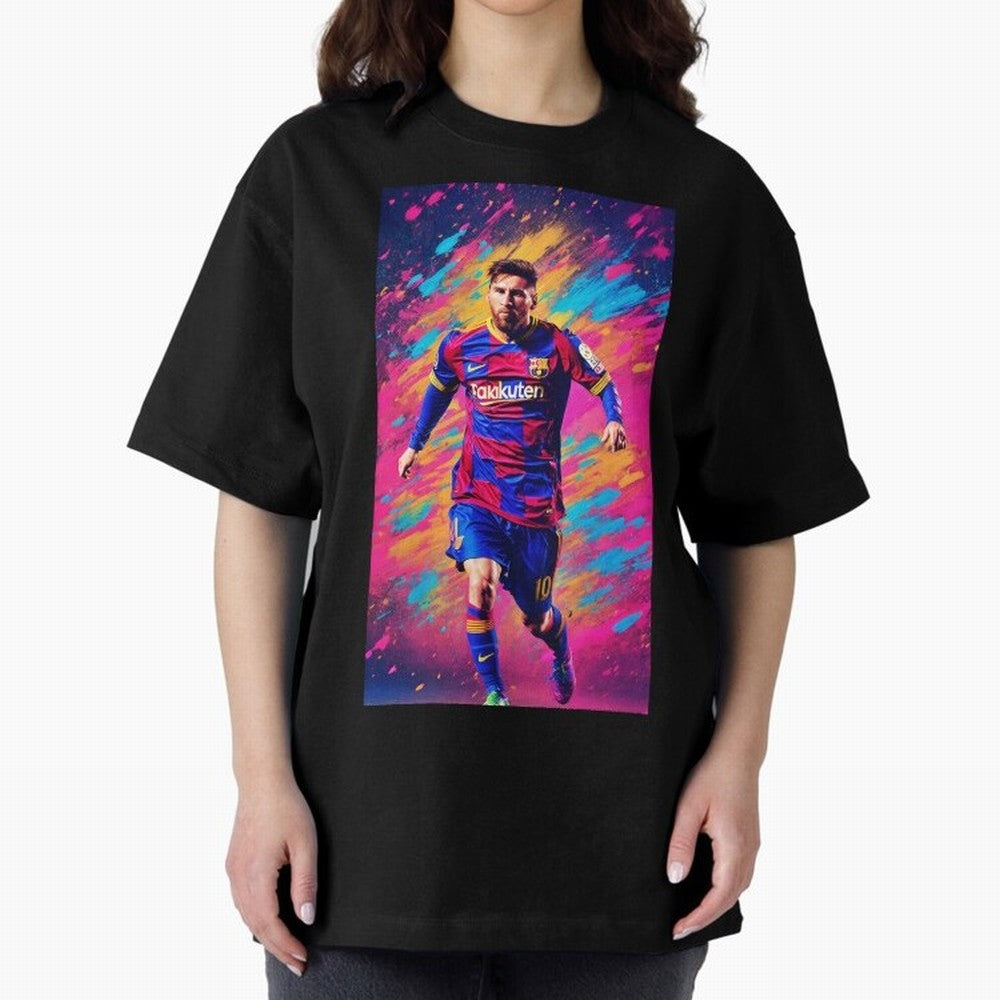 Lionel Messi Oversized T-Shirt Celebrate Global Passion for Match Day Hype around FIFA World Cup 2026 Group Stage, Mbappe, Netherlands, Stadium Chants, National Pride, Trophy Dreams and Unforgettable Football Memories; Made for Collectors Who Enjoy