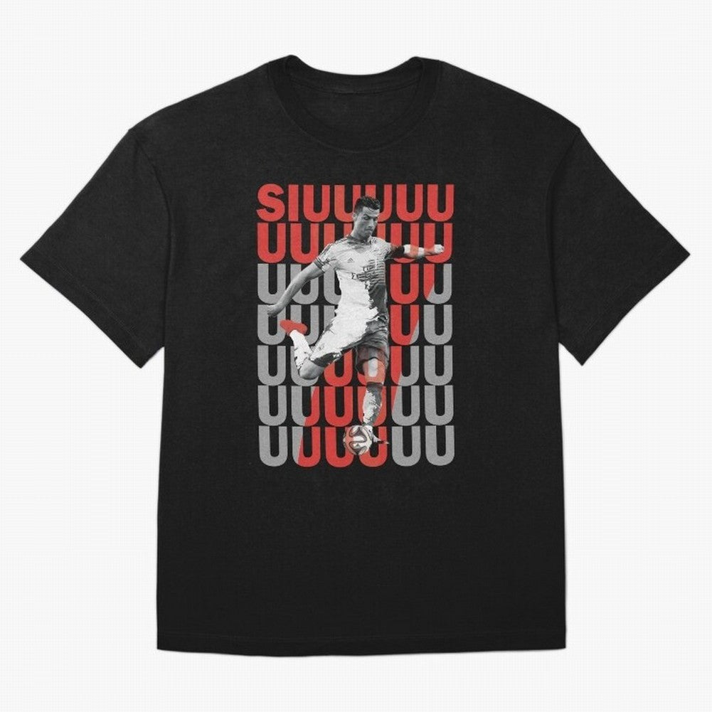 Siuuuuuu Cristiano Ronaldo Oversized T-Shirt Celebrate National Team Dreams in FIFA World Cup 2026 Group Stage Spirit, Made for Portugal, Spain and Germany, Messi and Cristiano Ronaldo, Championship Spirit, Famous Goals, Roaring Crowds and