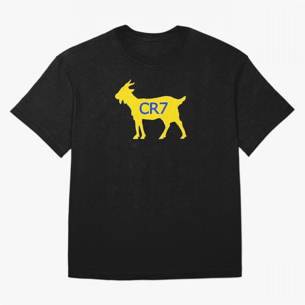 CR7 GOAT Yellow Al Nassr Oversized T-Shirt Experience the Global Stage of the FIFA World Cup 2026 Group Stage Journey through Neymar Highlights, England and Germany Pride, Game Day Rituals, Football Legends, Country Pride and the Road to the Final;
