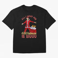 All I Want for CR7istmas is SIUUU - Cristiano Ronaldo Manchester United MUFC Christmas Jumper Oversized T-Shirt Represent Football Lovers during the FIFA World Cup 2026 Journey through Messi, CR7 and Mbappe Highlights, Argentina Pride, Sports