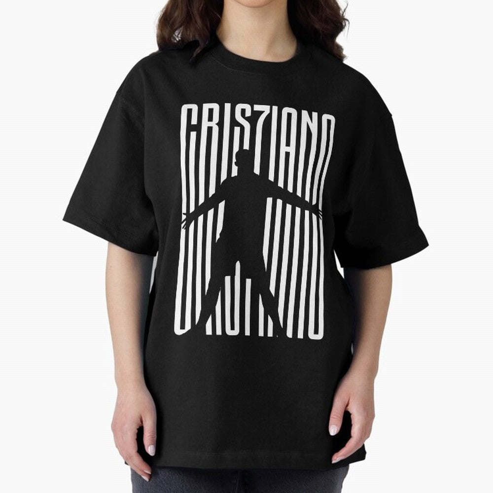 CRIS7IANO RONALDO? Oversized T-Shirt Celebrate Unforgettable Nights in Global Football Passion for FIFA World Cup 2026 Group Stage, Inspired by Neymar, England and Germany, Sports Nostalgia, International Competition, Famous Players and