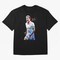 Kroos Footballer Wpap Art Oversized T-Shirt Bring Supporter Culture to FIFA World Cup 2026 USA Canada Mexico for Fans of Neymar, Haaland and Cristiano Ronaldo and Argentina and Brazil, Bringing Retro Football Energy, Iconic Rivalries, Trophy Chase