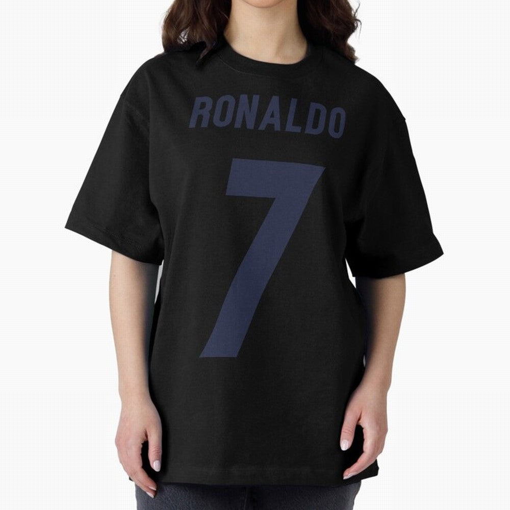 Cristiano Ronaldo 7 Oversized T-Shirt Celebrate Global Passion for FIFA World Cup 2026 Filled with Haaland, Portugal, Spain and Germany Energy, Global Supporter Spirit, Legendary Goals, National Colors and Tournament Celebration; Ideal for Fans Who