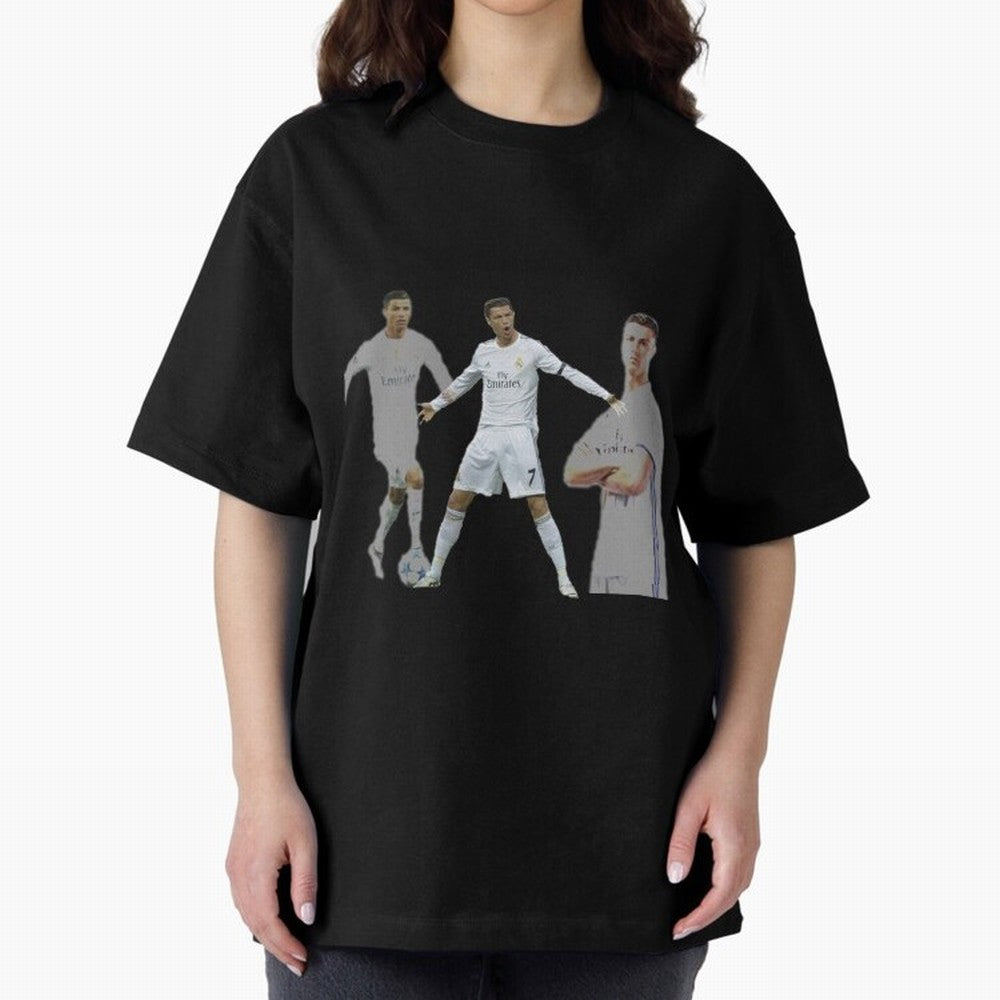 RONALDO Oversized T-Shirt Back Your Heroes with Match Day Hype around FIFA World Cup 2026 Group Stage, Cristiano Ronaldo, Brazil, Portugal and Argentina, Tournament Hype, Historic Matchups, Family Viewing Parties and Global Sports Pride; Perfect