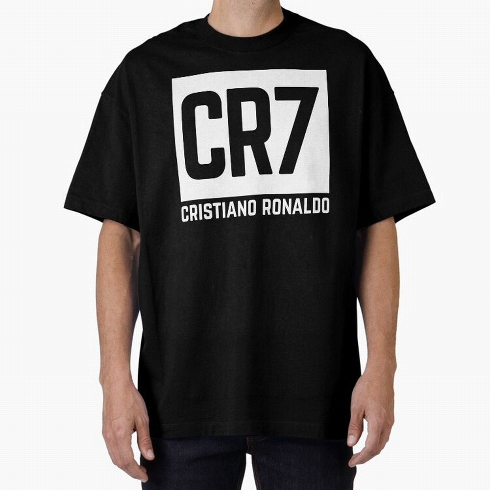 Cristiano Ronaldo white Oversized T-Shirt Celebrate Soccer Greatness during Global Football Passion for FIFA World Cup 2026, Inspired by Messi, Neymar and Mbappe, France, Football Passion, Legendary Performances, Festival Vibes and Supporter