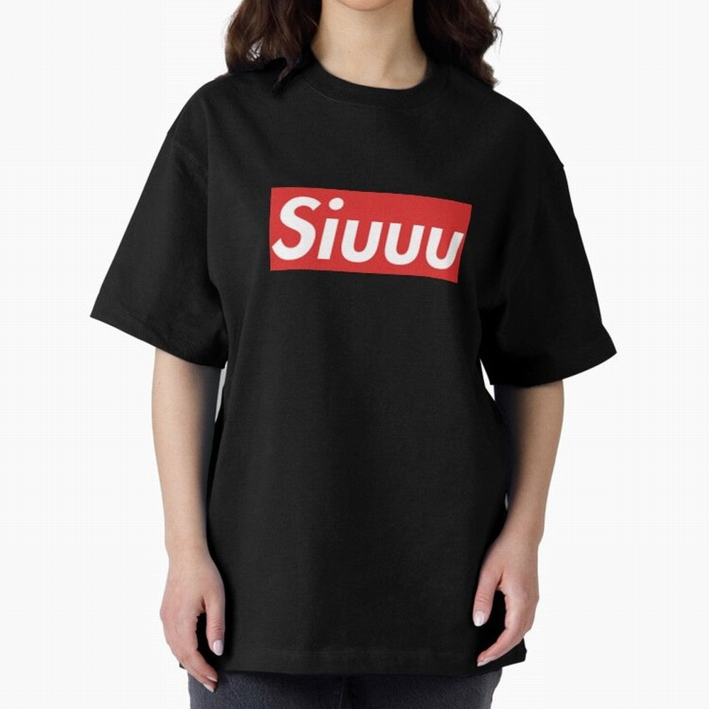 Siuu Oversized T-Shirt Represent Global Football Passion for FIFA World Cup 2026, Made for Messi, Neymar and Mbappe, Argentina, Tournament Hype, Historic Matchups, Family Viewing Parties and Global Sports Pride; Made for Die Hard Supporters, Soccer