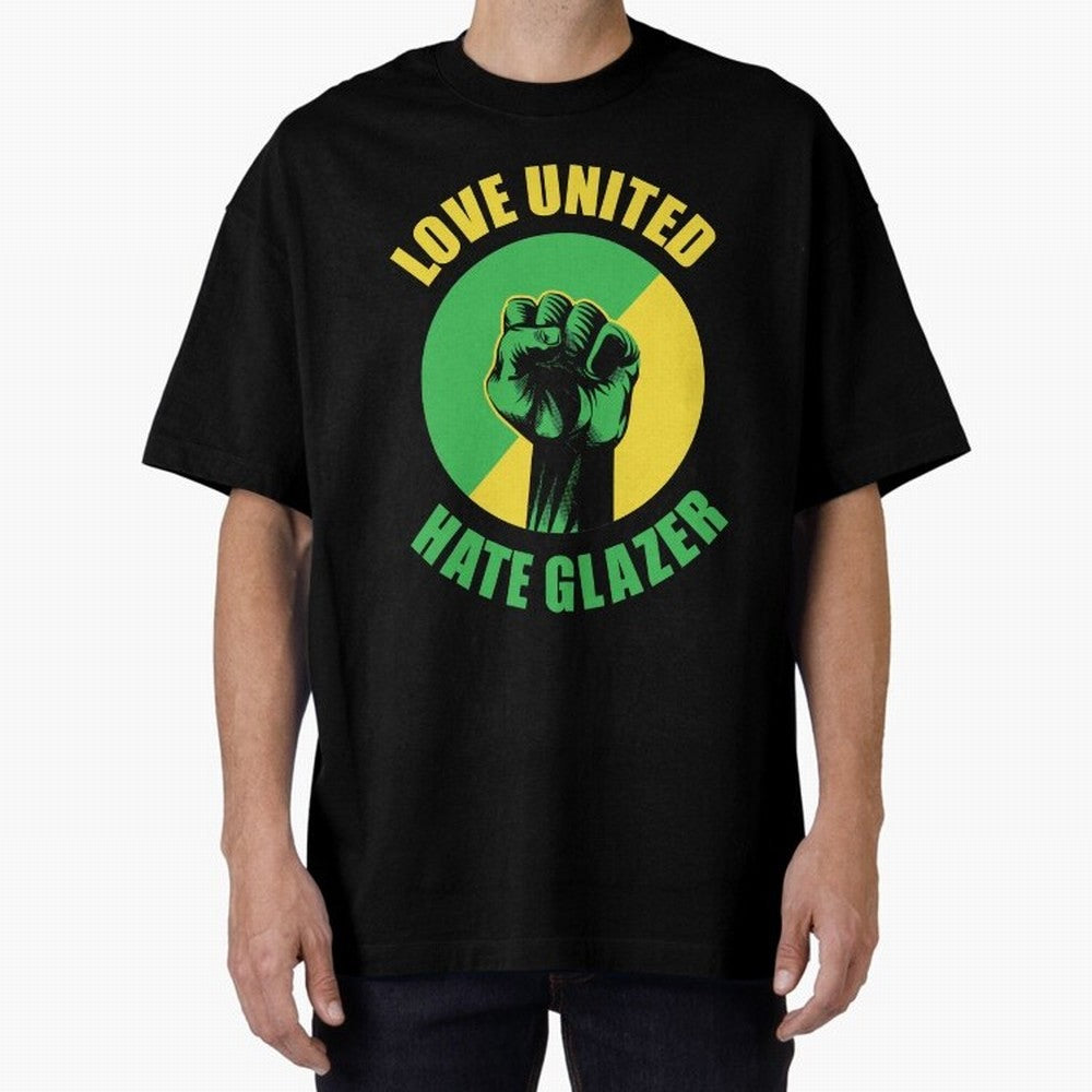 Love United Hate Glazer Oversized T-Shirt Carry FIFA World Cup 2026 USA Canada Mexico Centered on Neymar, Haaland and Cristiano Ronaldo, England, France and Netherlands Energy, Football Festival Excitement, Trophy Ambitions, Country Rivalries and