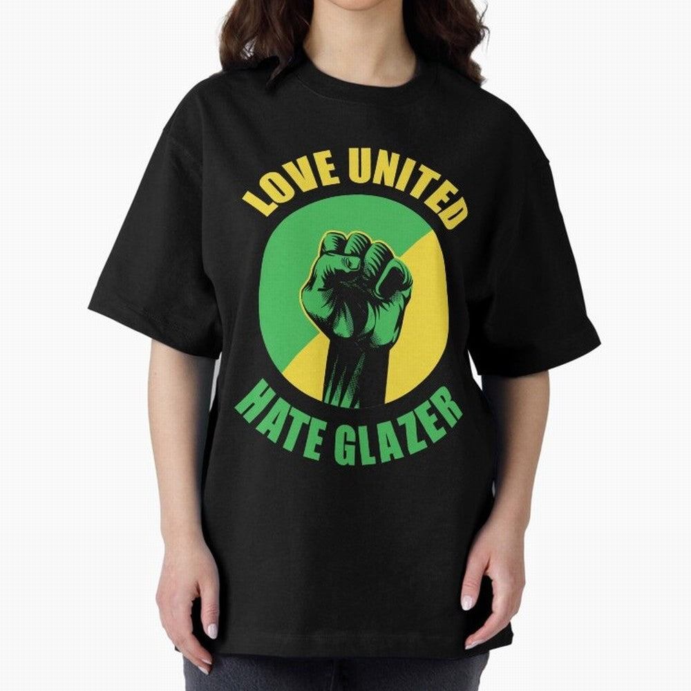 Love United Hate Glazer Oversized T-Shirt Carry FIFA World Cup 2026 USA Canada Mexico Centered on Neymar, Haaland and Cristiano Ronaldo, England, France and Netherlands Energy, Football Festival Excitement, Trophy Ambitions, Country Rivalries and