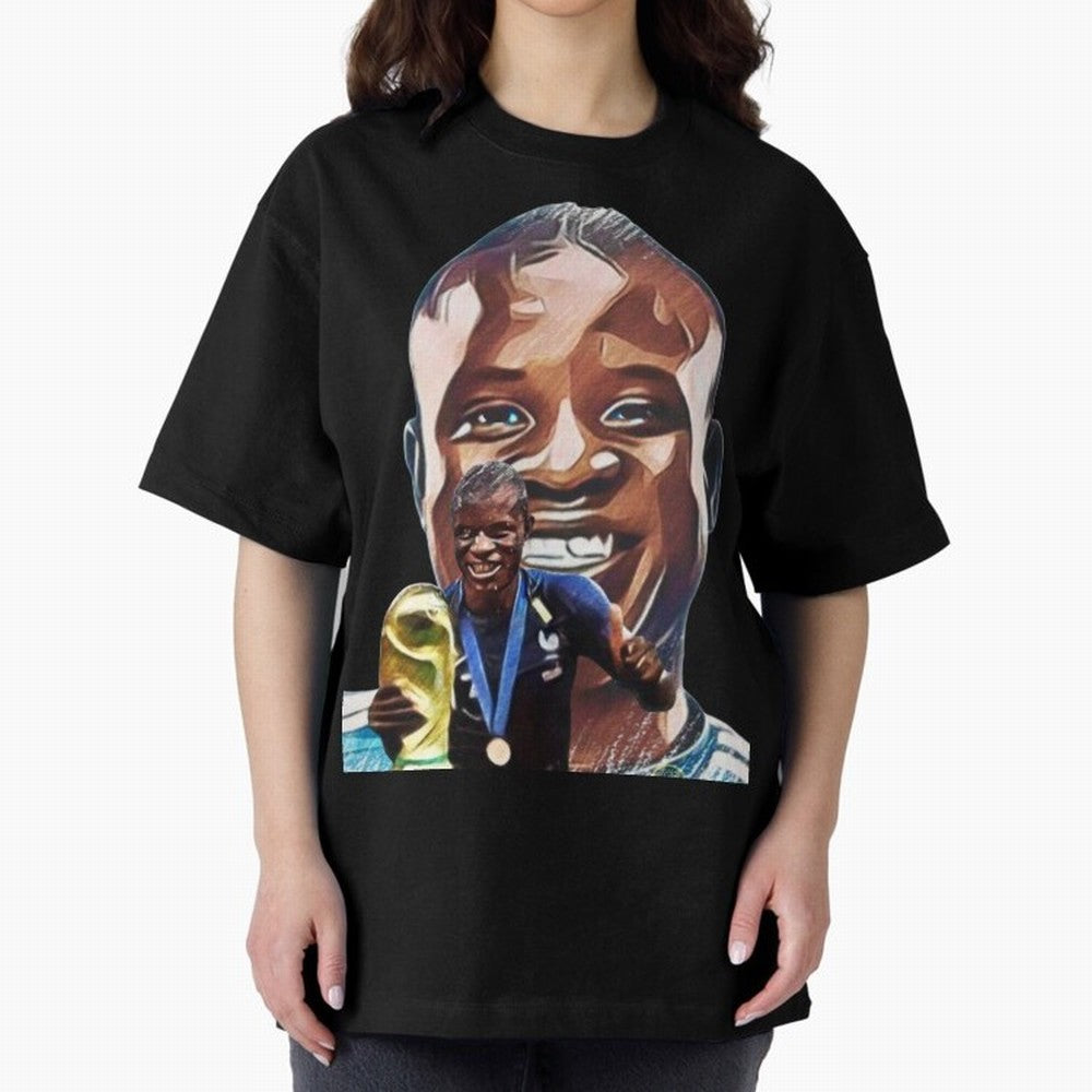 N'golo Kante Oversized T-Shirt Turn Every Weekend Toward FIFA World Cup 2026 Filled with Messi, Brazil Energy, Retro Football Energy, Iconic Rivalries, Trophy Chase Drama and Stadium Atmosphere; Ideal for Fans Who Follow Messi, Cristiano Ronaldo,