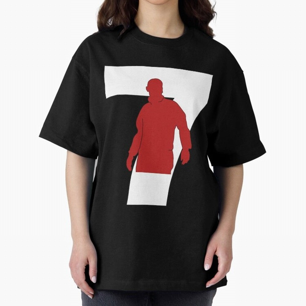 Eric Cantona Manchester United 7 Oversized T-Shirt Stand Proud for Match Day Hype around FIFA World Cup 2026 Group Stage, CR7, England, Stadium Chants, National Pride, Trophy Dreams and Unforgettable Football Memories; Built for Supporters Chasing